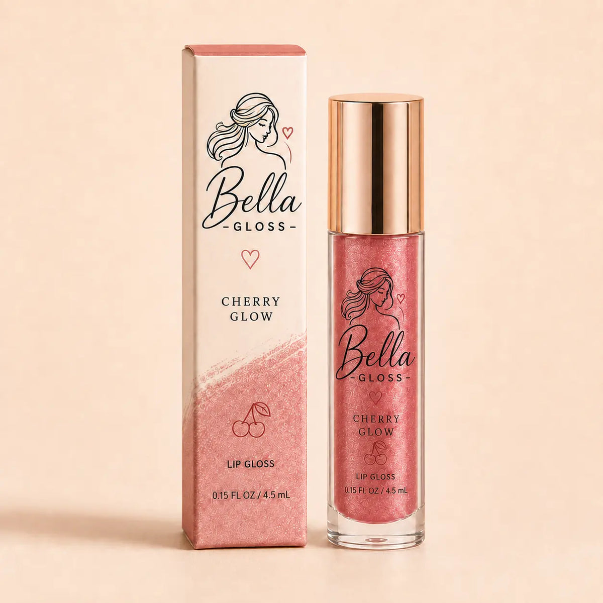Bella Gloss Cherry Glow Lip Gloss