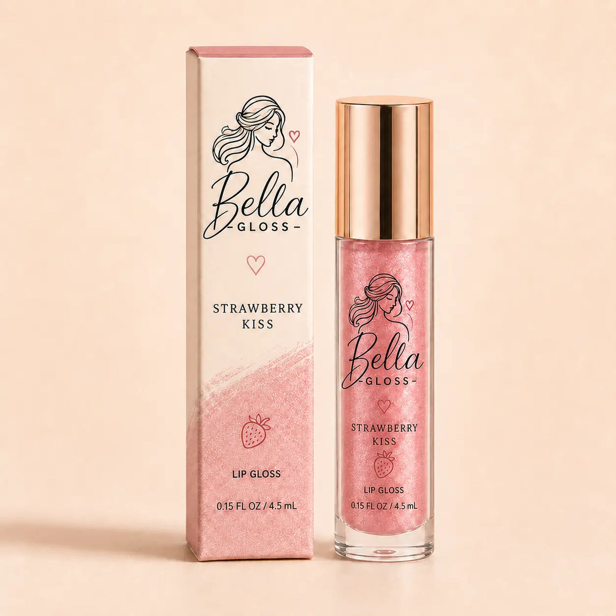 Bella Gloss Strawberry Kiss Lip Gloss