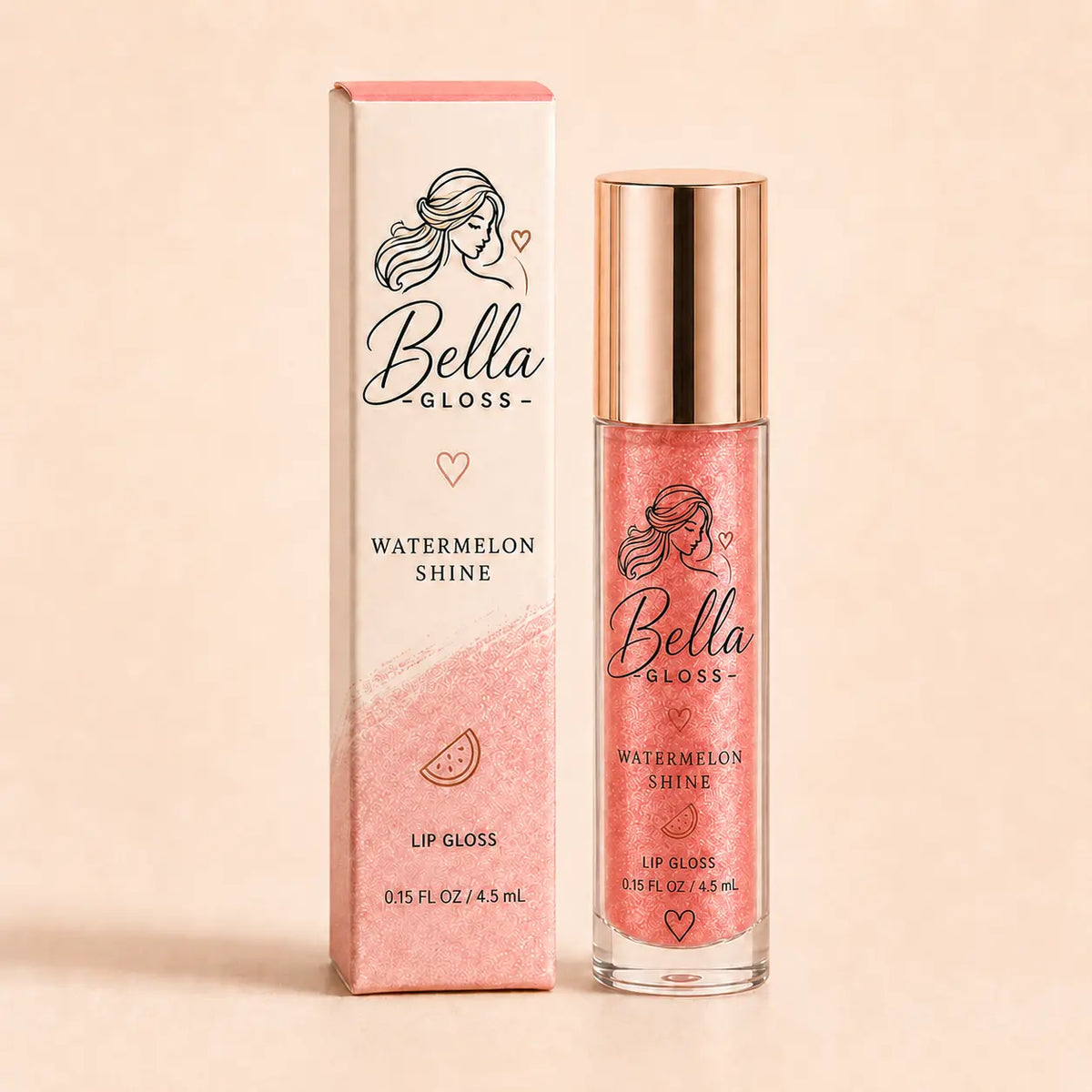 Bella Gloss Watermelon Shine Lip Gloss